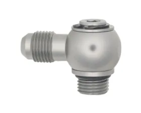 DeatschWerks 6AN ORB To 6AN Swivel Low Profile DW Titanium
