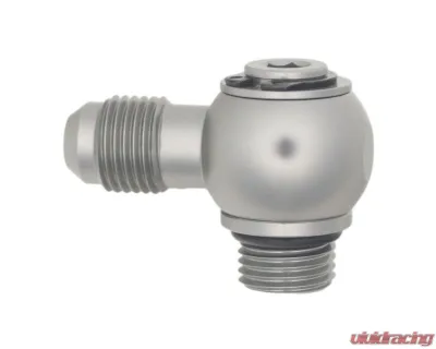 DeatschWerks 6AN ORB To 6AN Swivel Low Profile DW Titanium - 6-02-0415