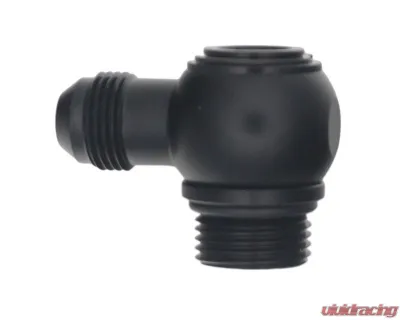 DeatschWerks 10AN ORB To 8AN Swivel Matte Black - 6-02-0418-B