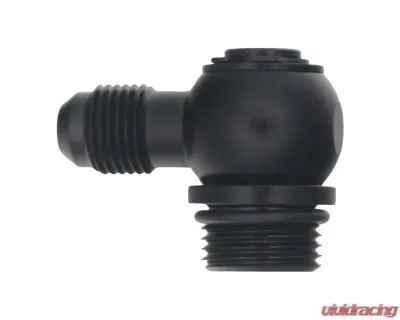 DeatschWerks 8AN ORB To 6AN Swivel Matte Black - 6-02-0419-B