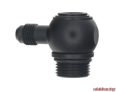 DeatschWerks 10AN ORB To 6AN Swivel Matte Black - 6-02-0420-B