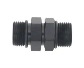 DeatschWerks 8AN ORB To 8AN ORB Adapter Matte Black