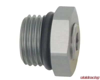 DeatschWerks 6AN ORB Plug Fitting With 1/8" NPT Port DW Titanium - 6-02-0730