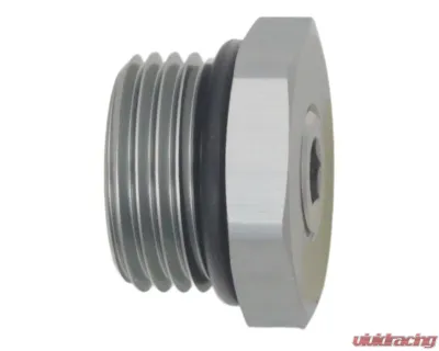 DeatschWerks 8AN ORB Plug Fitting With 1/8" NPT Port DW Titanium - 6-02-0731