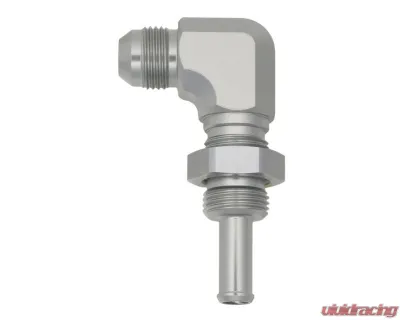 DeatschWerks 8AN To 90-Deg 3/8" Single Hose Barb - 6-02-0742
