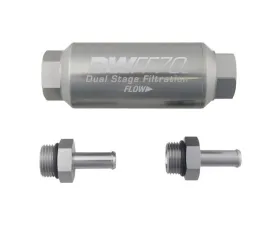 DeatschWerks Compact In-Line Fuel Filter Kit 3/8