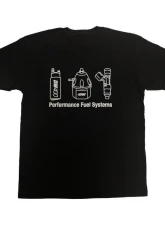 DeatschWerks Performance Fuel Systems T-Shirt Black Large                                     - TS-02-L - Image 2