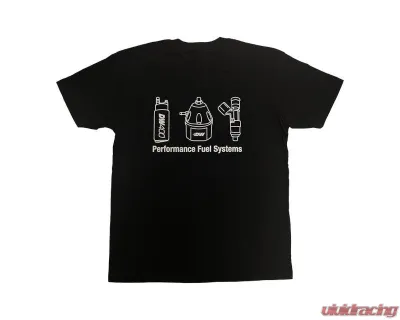 DeatschWerks Performance Fuel Systems T-Shirt Black Large - TS-02-L