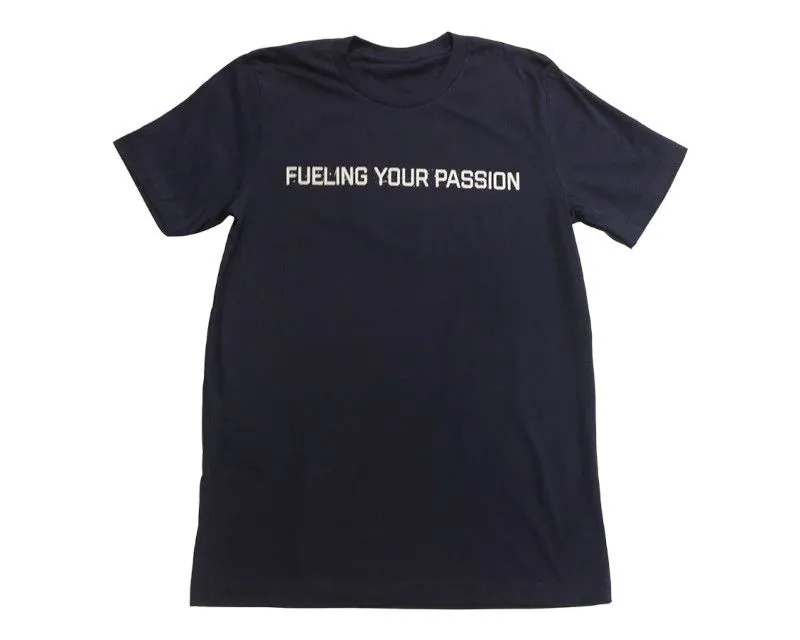 DeatschWerks Fueling Your Passion T-Shirt Blue Medium - TS-03-M