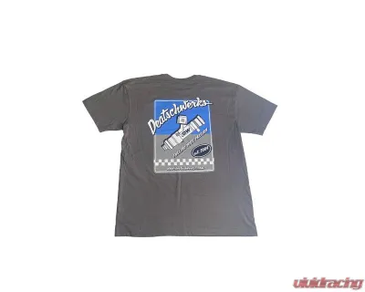 DeatschWerks Retro T-Shirt Gray 2XL - TS-05-2XL