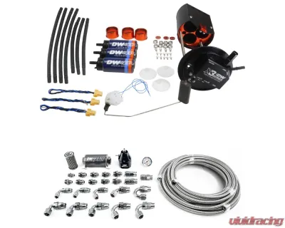 DeatschWerks X3 Module w/ DW400 & PTFE 8AN Plumbing Kit Chevrolet | GMC 2005-2018 - 9-401-604-7016