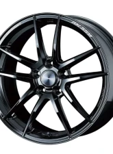 Weds WedsSport RN-55M Wheel 18x10 5x114.3 36mm Gloss Black                                     - 72976 - Image 6
