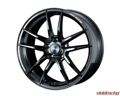Weds WedsSport RN-55M Wheel 18x10 5x114.3 36mm Gloss Black - 72976