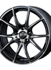 Weds WedsSport SA-10R Wheel 18x7.5 5x114.3 45mm Zebra Black Bright                                     - 72628 - Image 11