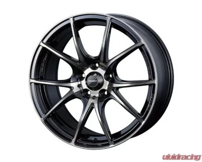 Weds WedsSport SA-10R Wheel 18x7.5 5x114.3 45mm Zebra Black Bright - 72628