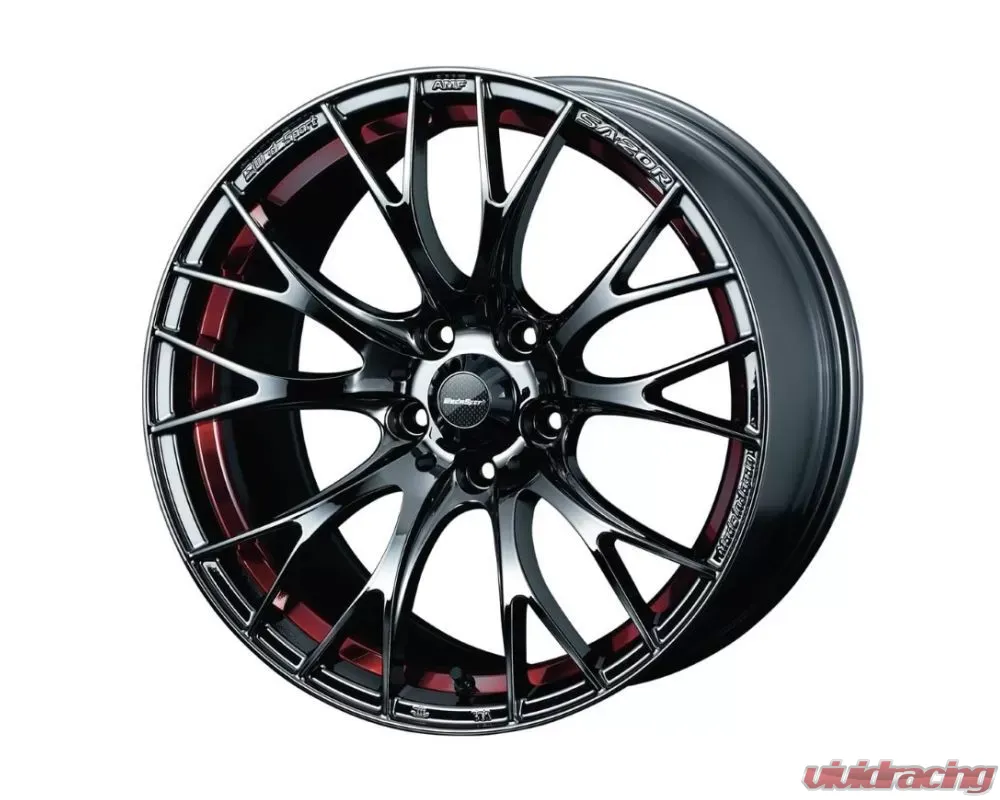 Weds Wheels - Weds WedsSport SA-20R Wheel 18x7.5 5x100 45mm Red Light  Chrome 72799 | Vivid Racing