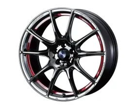 Weds WedsSport SA-25R Wheel 18x7.5 5x100 45mm Red Light Chrome