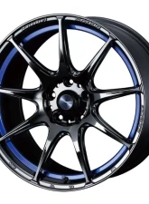 Weds WedsSport SA-99R Wheel 18x8 5x114.3 42mm Blue Light Chrome II                                     - 73911 - Image 5