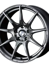 Weds WedsSport SA-99R Wheel 18x8.5 5x100 45mm Platinum Silver Black                                     - 73920 - Image 5