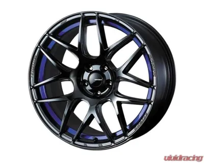 Weds WedsSport SA-27R Wheel 18x8.5 5x114.3 35mm Blue Light Chrome II - 74236