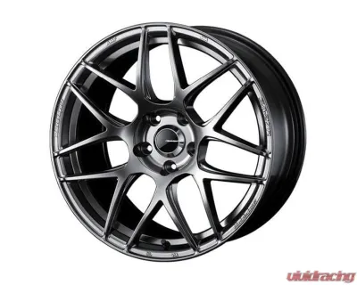 Weds WedsSport SA-27R Wheel 18x7.5 5x114.3 45mm Platinum Silver Black - 74218