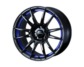 Weds WedsSport SA-62R Wheel 18x8.5 5x114.3 52mm Blue Light Chrome II