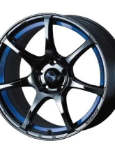 Weds WedsSport SA-75R Wheel 17x7.5 5x114.3 45mm Blue Light Chrome II                                     - 74041 - Image 8