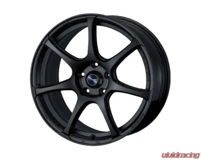 Weds WedsSport SA-75R Wheel 17x7.5 5x114.3 45mm Mat Black - 74107