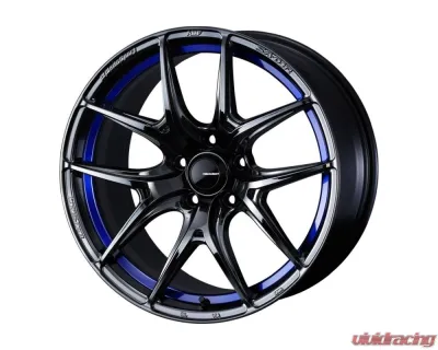 Weds WedsSport SA-01R Wheel 18x9 5x114.3 25mm Blue Light Chrome II - 74699