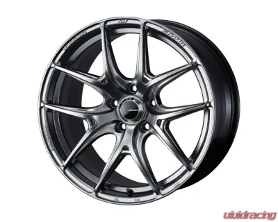 Weds WedsSport SA-01R Wheel 18x9.5 5x114.3 38mm Platinum Silver Black - 74687