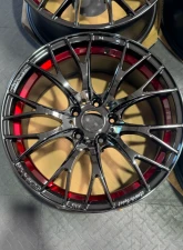 Weds WedsSport SA-20R Wheel Set of 4 18x8.5 5x114.3 50mm Red Light Chrome CLEARANCE                                     - 72802-CLR - Image 3