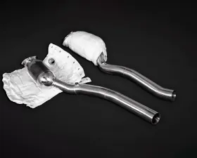 Capristo Exhaust 200 Cell Sport Cat Downpipes for OPF Cars Ferrari 812 GTS 2020-2022