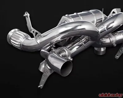 Capristo Exhaust Valved X Pipe Exhaust OEM Tips Lamborghini Huracan Performante| EVO | STO 2019-2023 - 02LA08203030
