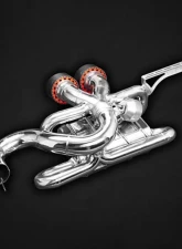 Capristo Exhaust Red Valved System with Carbon Tips for Lotus Evora | S | GT 2010-2021                                     - 02LO12103001NR-R - Image 2