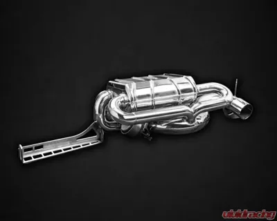 Capristo Exhaust Silver Valved System with Carbon Tips for Lotus Evora | S | GT 2010-2021 - 02LO12103001NR-S