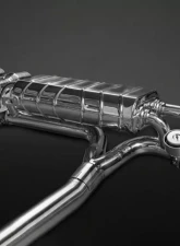 Capristo Exhaust Black Valved Exhaust Carbon Tips CES3 Nissan GTR MK3 | 4 | Nismo 2007-2021                                     - 02NI09503003-B - Image 4