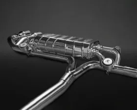 Capristo Exhaust Silver Valved Exhaust Carbon Tips CES3 Nissan GTR MK3 | 4 | Nismo 2007-2021