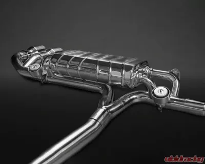 Capristo Exhaust Silver Valved Exhaust Carbon Tips CES3 Nissan GTR MK3 | 4 | Nismo 2007-2021 - 02NI09503003-S