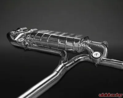 Capristo Exhaust Silver Valved Exhaust Carbon Tips CES3 Nissan GTR MK3 | 4 | Nismo 2007-2021 - 02NI09503003-S