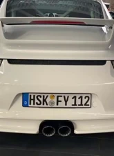 Capristo Exhaust Carbon Fiber Shell Exhaust Black Tip OEM Muffler Porsche 991.2 GT3 | RS 2018-2019                                     - 02PO08603010-B - Image 2