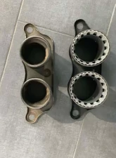 Capristo Exhaust Carbon Fiber Shell Exhaust Red Tip OEM Muffler Porsche 991.2 GT3 | RS 2018-2019                                     - 02PO08603010-R - Image 3