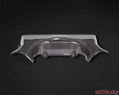 Capristo Exhaust Carbon Airbox and Lock Cover Set Matte Ferrari F8 2020-2022 - 03FE12310003LM