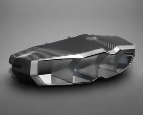 Capristo Exhaust Carbon/Stainless Frame for Lamborghini Aventador LP700 2012-2016