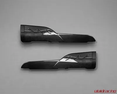 Capristo Exhaust Carbon Fiber Side Fins Mercedes AMG GT | GTS 2015-2021 - 03MB08910002KG