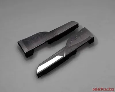 Capristo Exhaust Carbon Fiber Side Fins Matte Mercedes AMG GT | GTS 2015-2021 - 03MB08910002KM