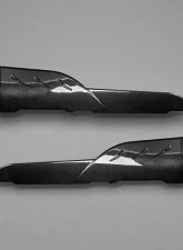 Capristo Exhaust Carbon Fiber Side Fins Matte Mercedes AMG GT | GTS 2015-2021                                     - 03MB08910002KM - Image 3