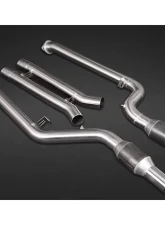 Capristo Exhaust Valved Exhaust System w/ 200 Cell Sport Cat Mid Pipes & Carbon Fiber Tips BMW X3M Competition                                     - 02BM12503001 - Image 2