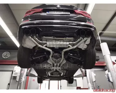 Capristo Exhaust Valved Exhaust System w/ 200 Cell Sport Cat Mid Pipes & Carbon Fiber Tips BMW X3M Competition - 02BM12503001