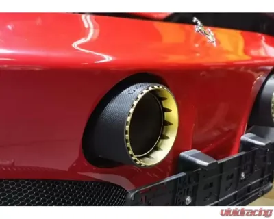 Capristo Carbon Exhaust Tips Ferrari SF90 2020-2024 - 02FE12703002