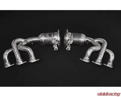 Capristo Cat/OPF Replacement OE Muffler 250 Cell Headers Porsche 992 GT3 2022+ - 02PO08603013
